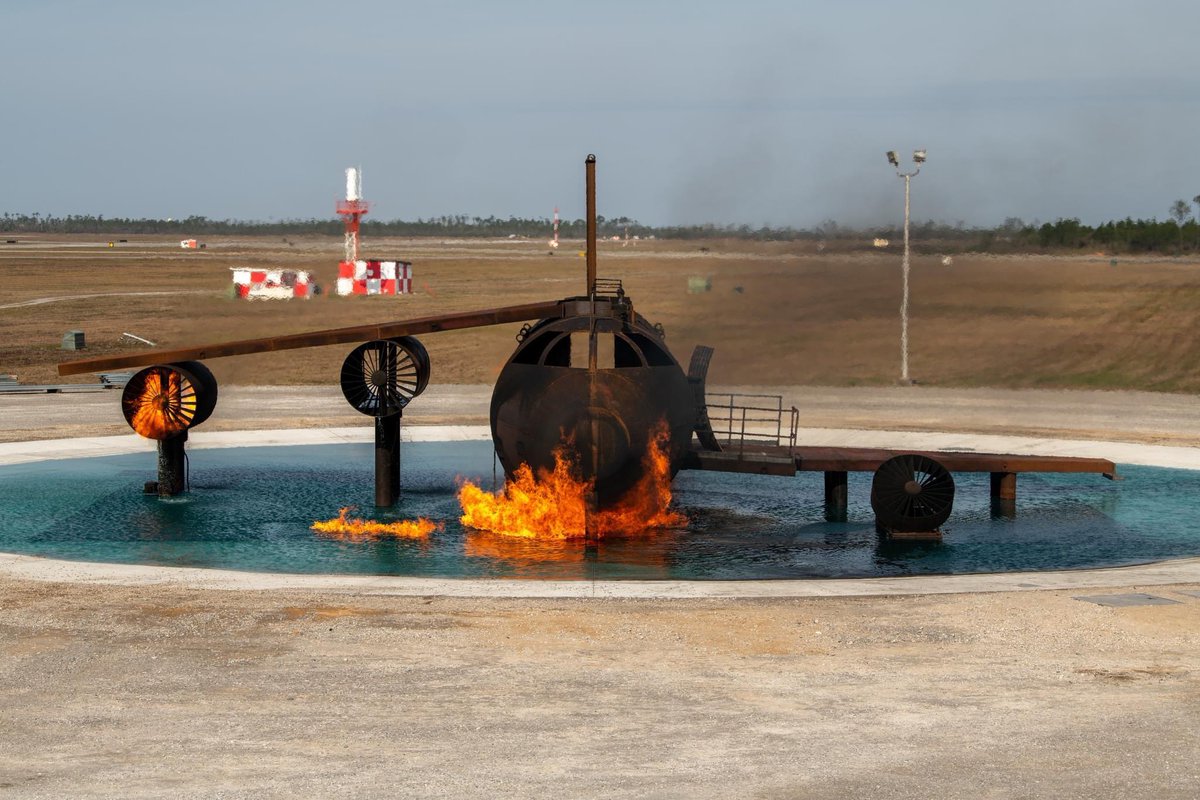 Tyndall AFB (@teamtyndall) on Twitter photo WTF?! Where's the fire? 😅🧑🚒 It's controlled here!
As the host to frequent Weapons System Evaluation Programs, Checkered Flag and an incoming F-35A Lightning II mission, fire protection has a critical supporting role in Tyndall’s mission.
<a href="/usairforce/">U.S. Air Force</a> <a href="/aircombatcmd/">Air Combat Command</a> <a href="/AirForceCE/">Air Force Civil Engineers</a> WTF?! Where's the fire? 😅🧑🚒 It's controlled here!
As the host to frequent Weapons System Evaluation Programs, Checkered Flag and an incoming F-35A Lightning II mission, fire protection has a critical supporting role in Tyndall’s mission.
<a href="/usairforce/">U.S. Air Force</a> <a href="/aircombatcmd/">Air Combat Command</a> <a href="/AirForceCE/">Air Force Civil Engineers</a>