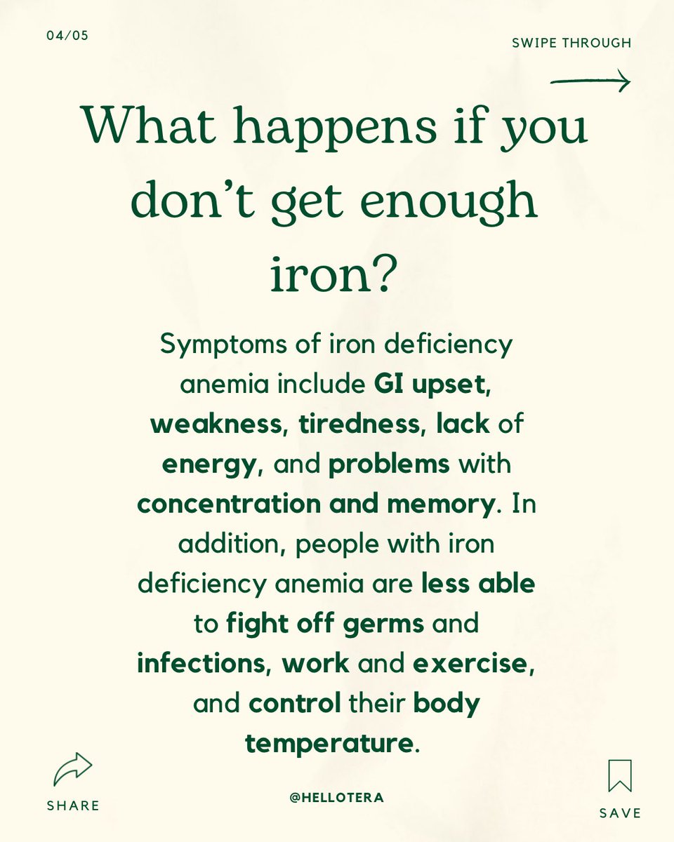 hello_tera's tweet photo. No iron, no energy! Feeling tired and weak? You might need more iron in your diet! This essential nutrient helps your body produce the energy it needs to keep you going.

Download Tera|A Conscious Marketplace❤️

#nutrition #irondeficiency #irondeficiency #ironanemia #eatbetter https://t.co/M0DHbwY0Mz