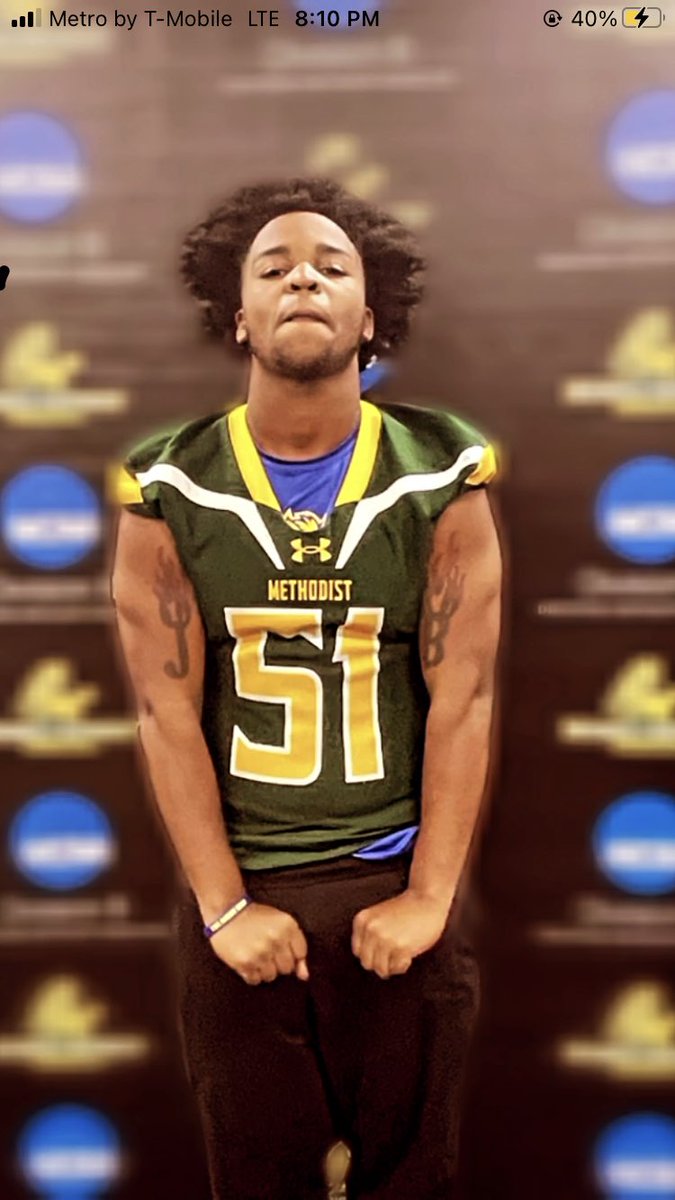 _JB51's tweet photo. Thank you for the invite @Methodist_FB I had a great time and experience !! @coachfusilier #monarchmade🟡🟢 https://t.co/bG0uKMAHqG
