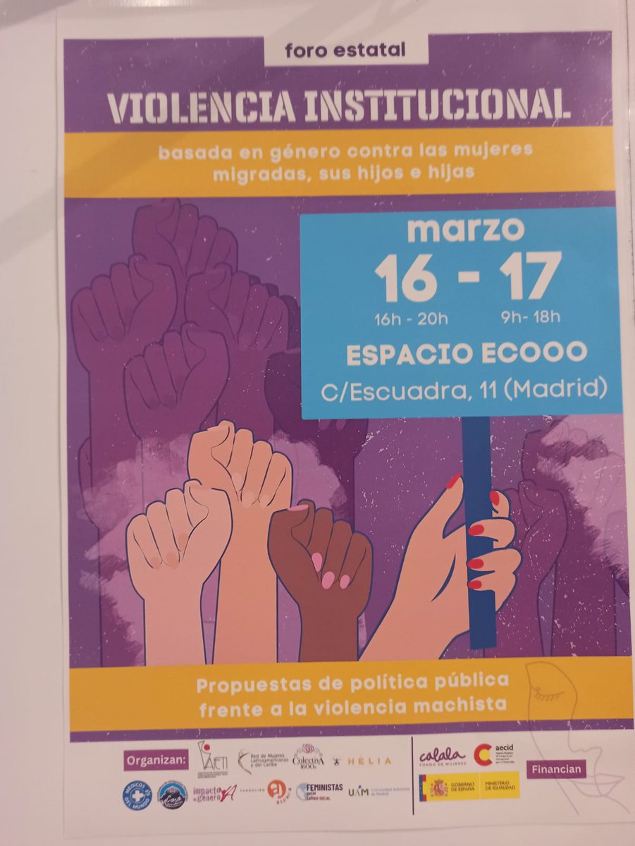 ColectivoSiriri's tweet photo. 🔴 🐦 En el #ForoEstatal de #ViolenciaInstitucional basada en el género contra las Mujeres Migradas, sus hijos e hijas.
@RedLatinas https://t.co/i5jXkoUexI