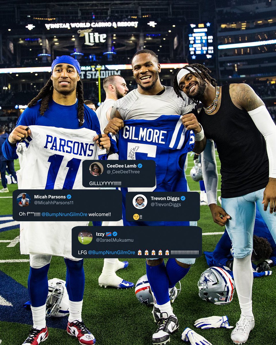 dallascowboys's tweet photo. Things you love to see: the 'Boys supporting their boys 🙌 https://t.co/veWgQcPwsy