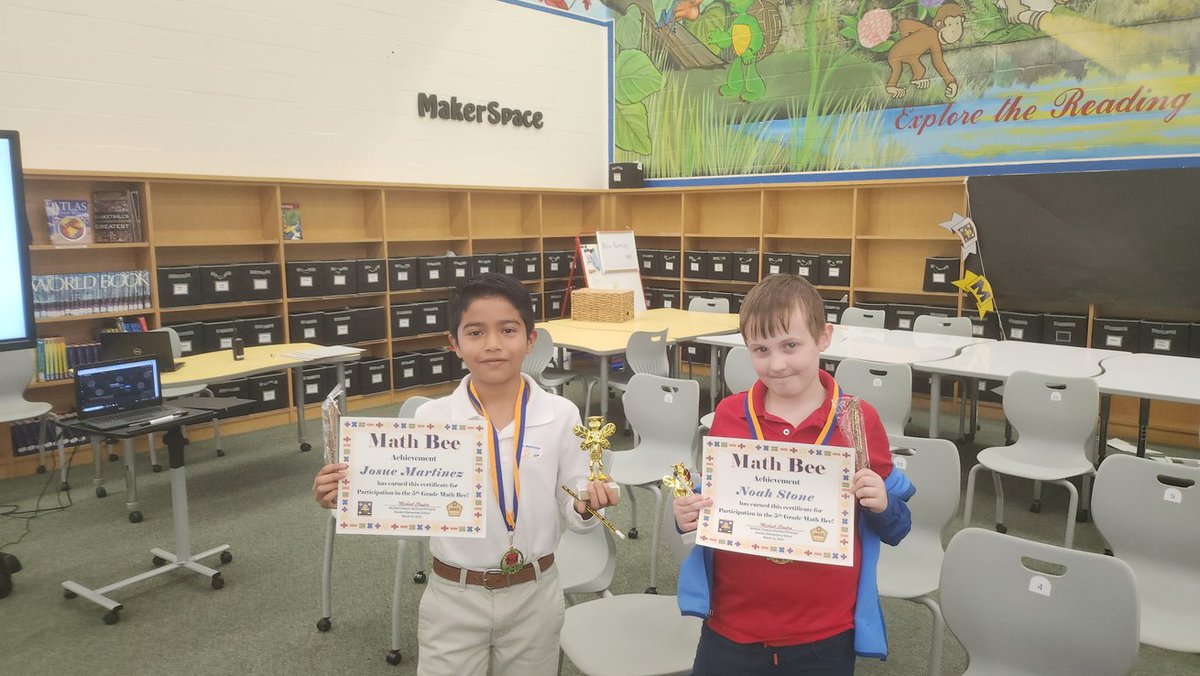 Mtc1914's tweet image. So proud of our 5th grade Math Bee champions. Both of these young men are a part of the Sanders Elite Gentlemen's Club. @SandersES1 @kath_bender @lbailey801 #mathbee
@CobbMathDept