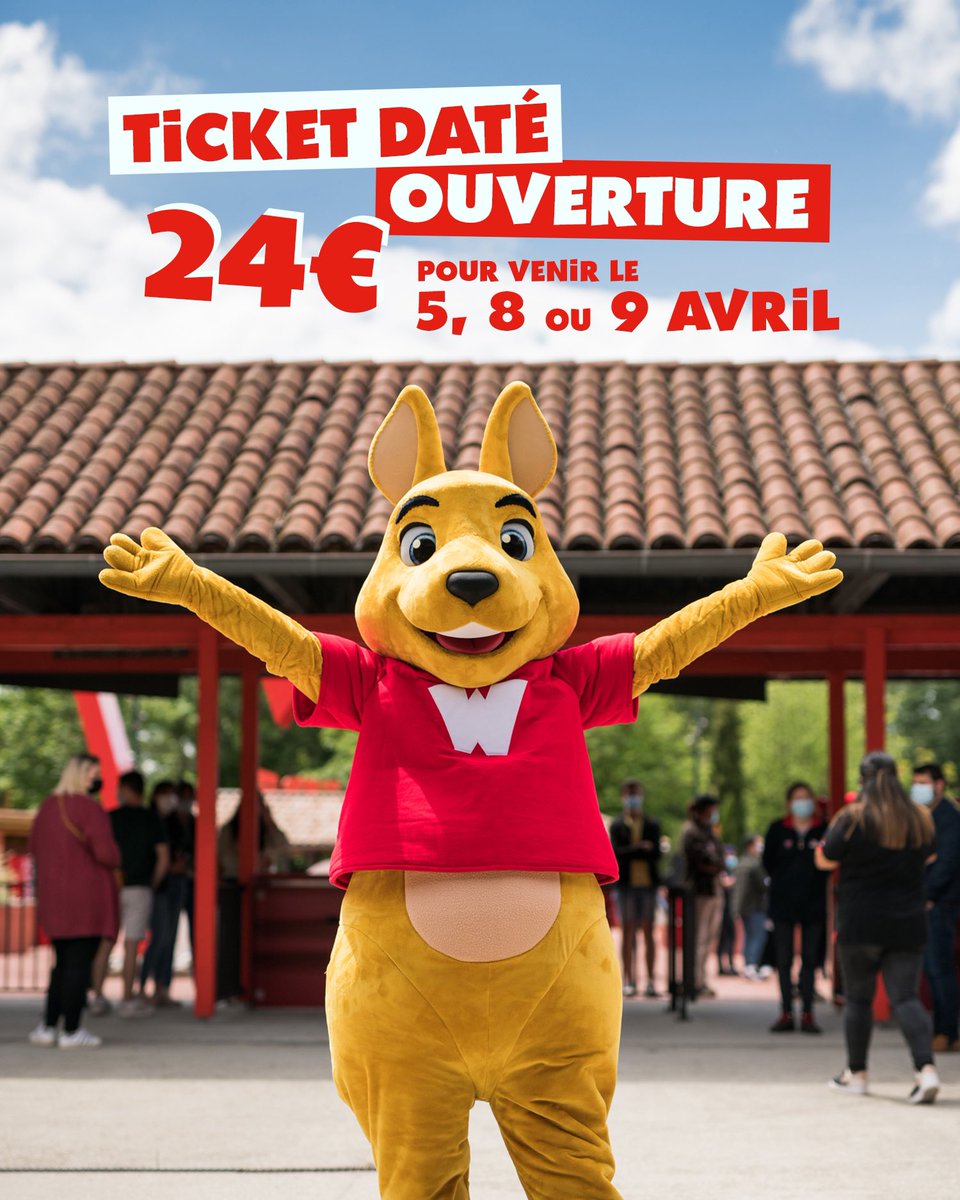 🔥 Qui pour obtenir -35% sur son entrée ? 

Grâce au Ticket Daté Ouverture venez au parc sur l’une des 3 premières journées de la saison pour 24€ au lieu de 37€ 🥳

Ne passez pas à côté de cette exclu web : walibi.fr/fr/nos-offres 🎢

____
#WalibiRA #Walibi #Promo #ThemePark