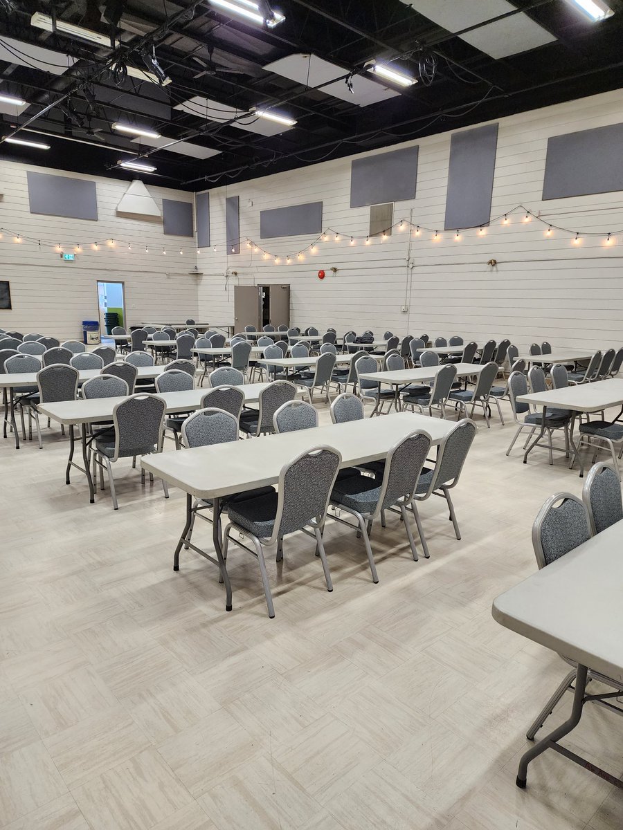 Setup is underway! #yeg #boardgames #gobfest2023