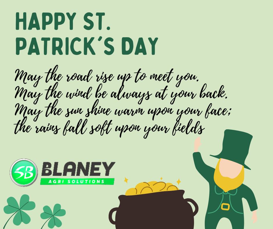 #stpatricksday #blaneyagri #MadeinNI