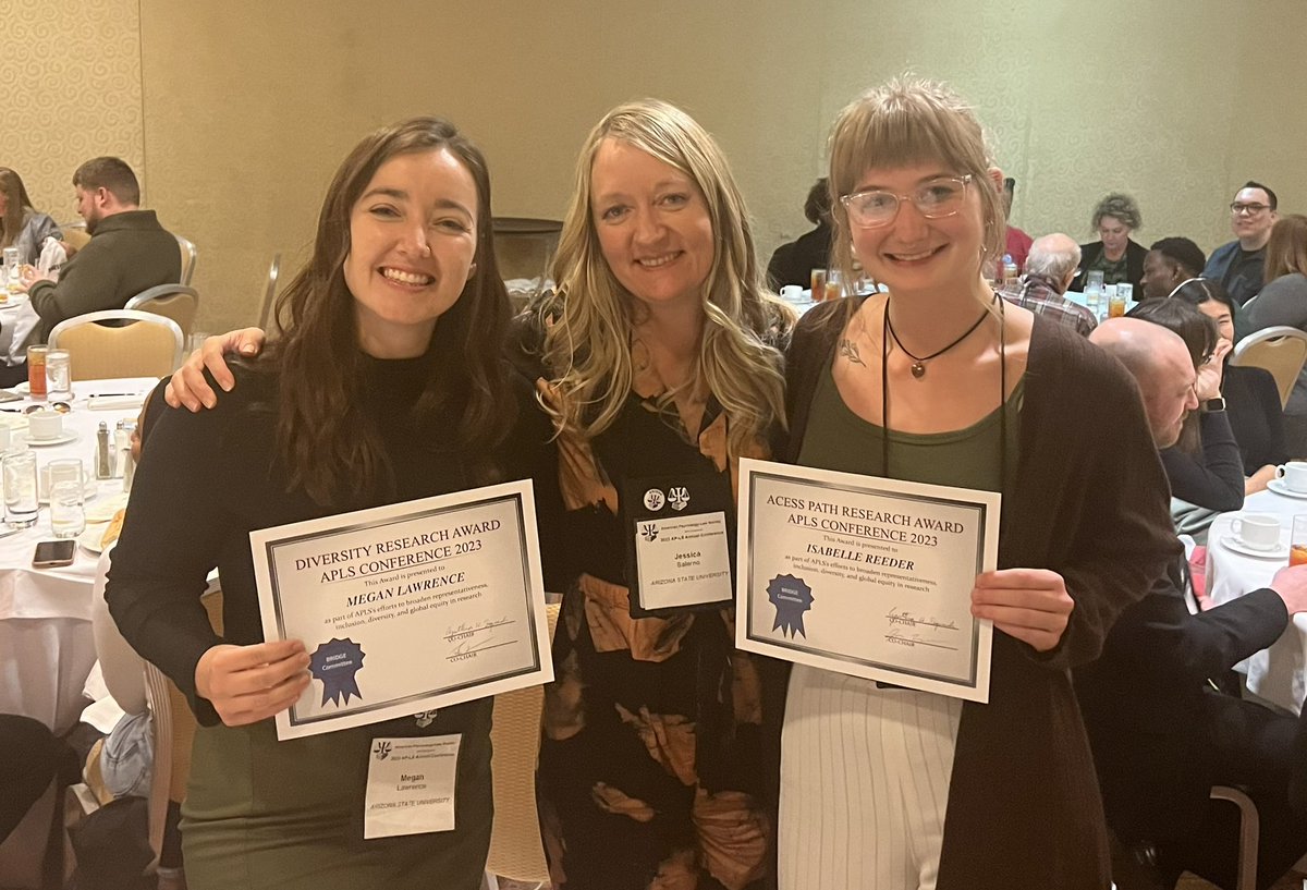jessicasalerno5's tweet image. Congratulations to Megan Lawrence and Izzie Reeder on their #APLS2023 BRIDGE awards!