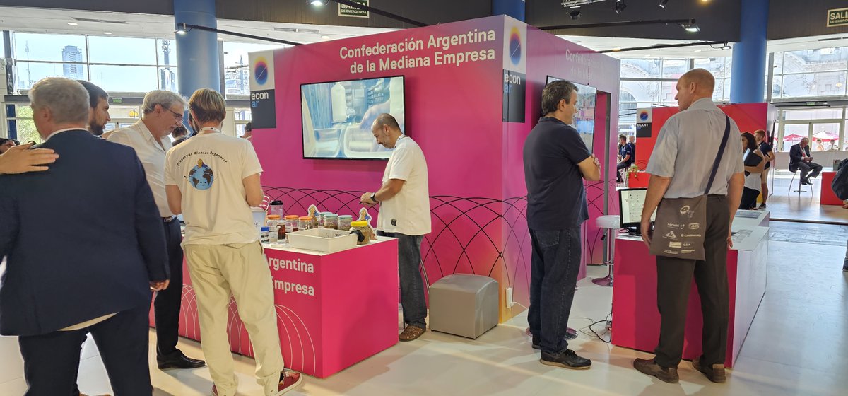 ¡VENÍ A CONOCER EL STAND DE #CAME EN #EconAr!

Las #pymes presentes en la primera feria de Economía del Conocimiento, organizada por la Secretaría de Economía del Conocimiento de <a href="/Economia_Ar/">Cuenta</a>, que se realiza en La Rural hasta el 19/3 con entrada gratis.
🔗 bit.ly/EconAr