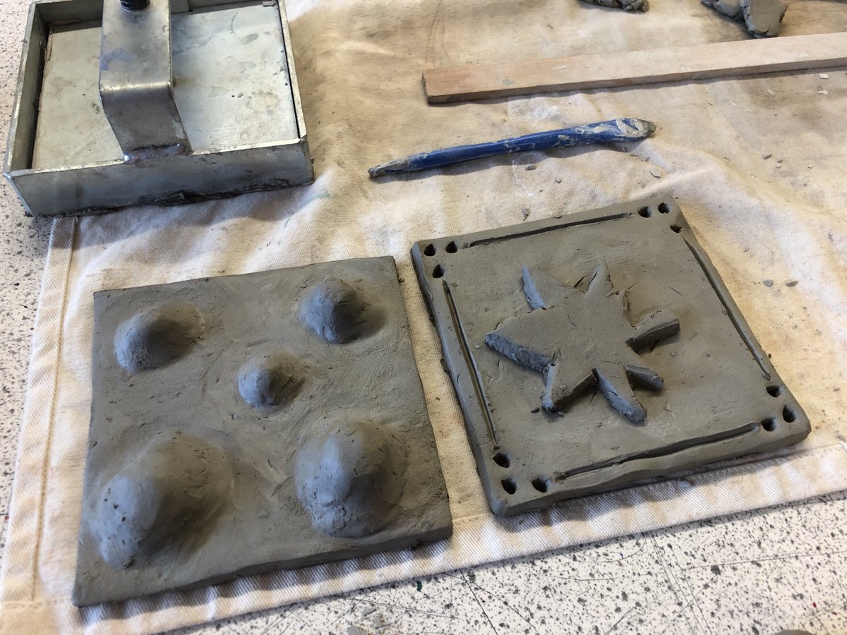 Hannah made some tiles