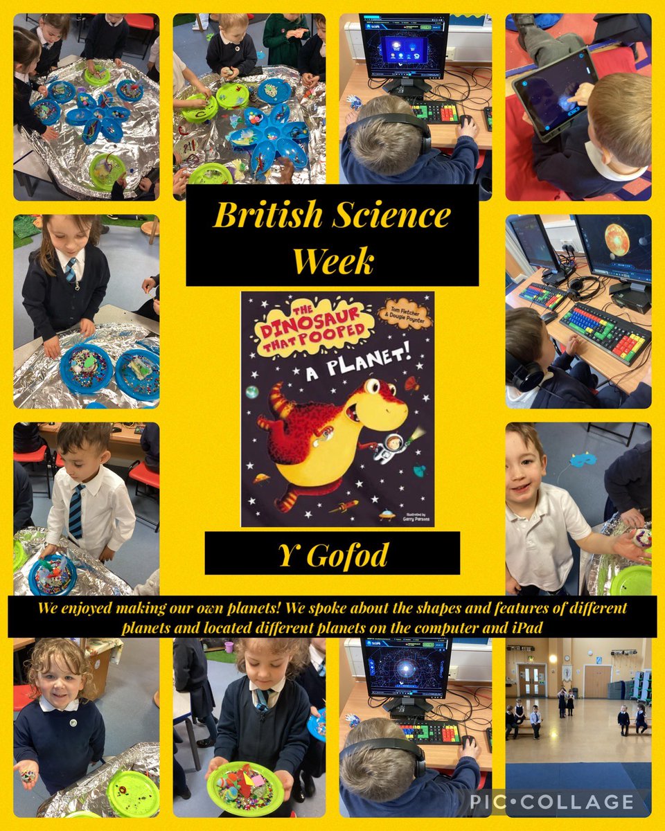 DosbarthAmroth's tweet photo. We have enjoyed our ‘Awe and Wonder’ topic. As part of #BritishScienceWeek we have continued to explore questions from our ‘Wonder Wall’ specifically, “I wonder what else is in the sky?” https://t.co/HQQ4e2Cmvx