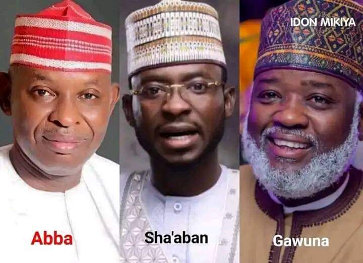 Who would you vote for? Likes for Abba, retweet for Gawuna and Comment for Sha'aban Sharada.