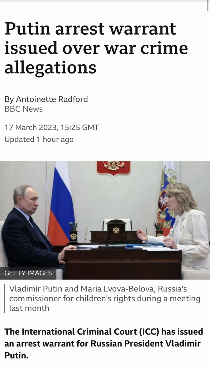 analyst on Twitter "RT TalatHussain12 Putin should immediately file