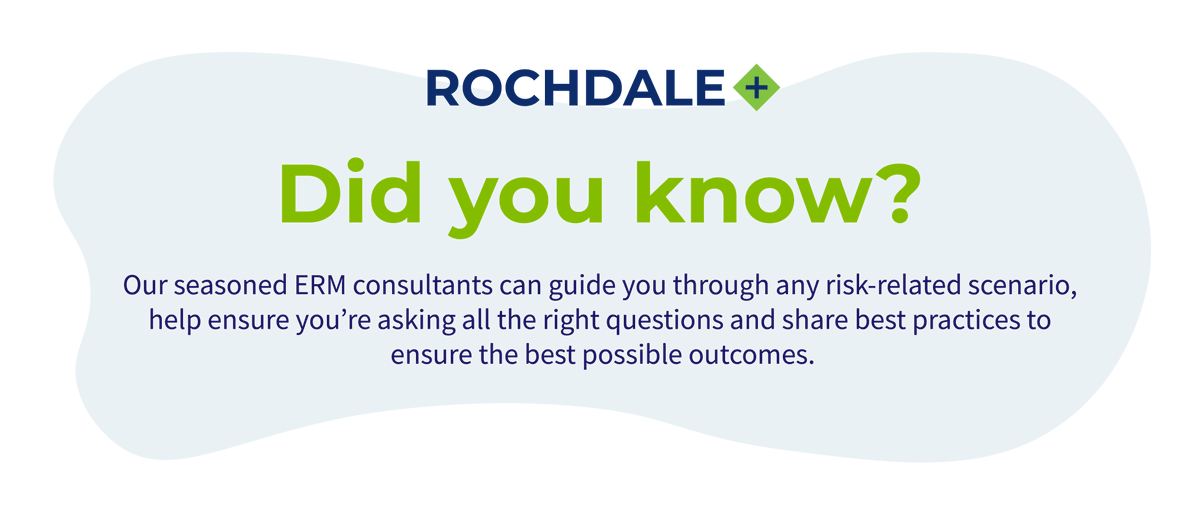 With the apogee iQ ERM module, you have unprecedented insights into organization-wide risk. Utilize Rochdale's cutting-edge risk management platform to classify and prioritize risks in meaningful ways for maximum effectiveness! 

bit.ly/3ZItsNd