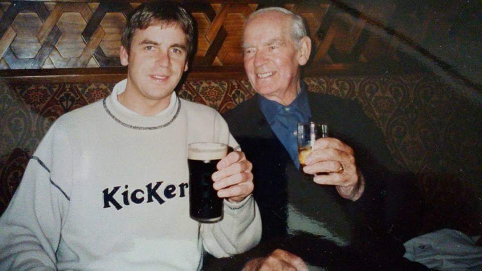 Remembering my Grampy McNamara this St Patricks Day. He was the centre of the family and idolised by us all. It was a pleasure to share my 1st ever Guinness with him when we travelled back to his homeland and his village of Annacotty Co Limerick back in 1998. Love and miss ya xx