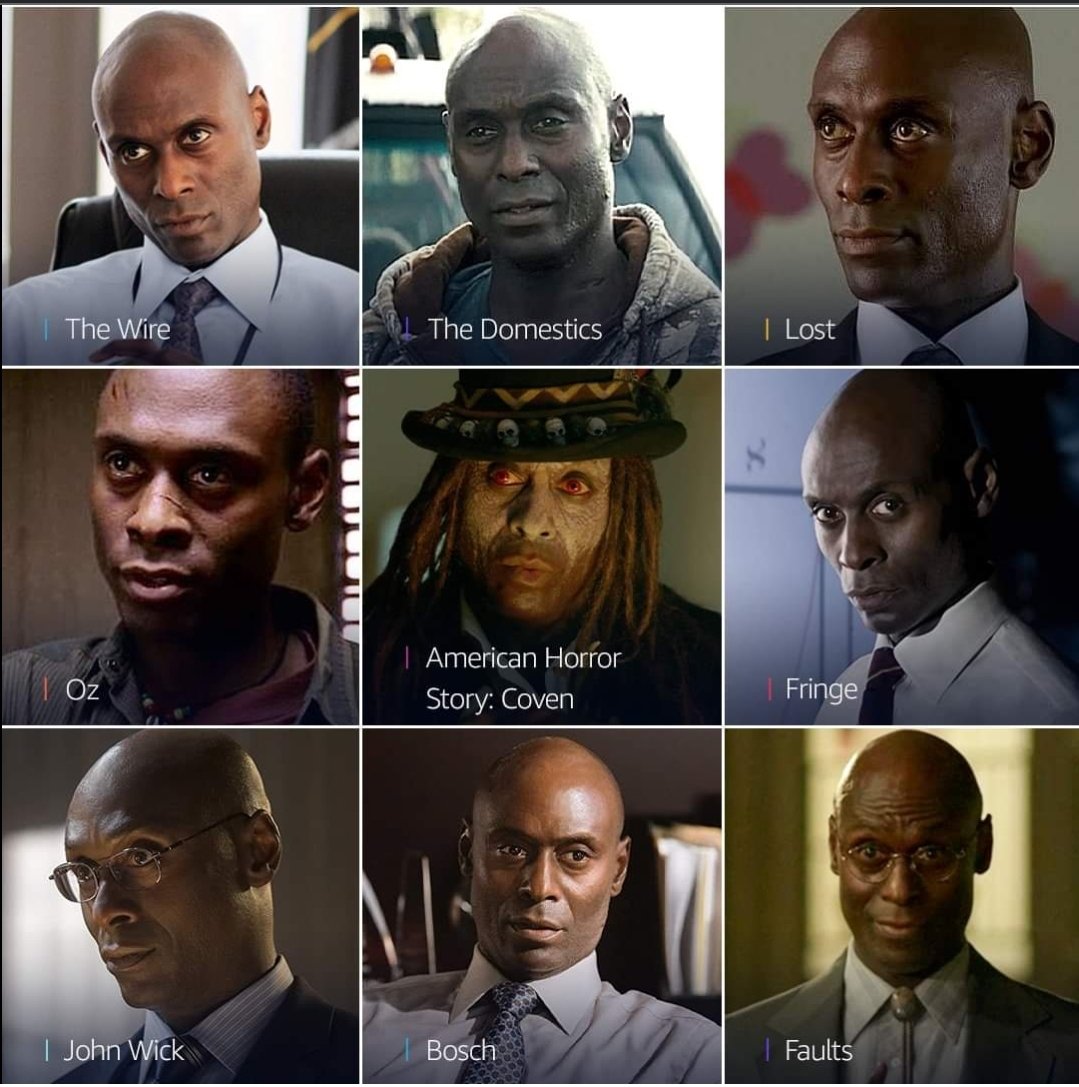 Lance Reddick was such an underrated talent. RIP King 😢
