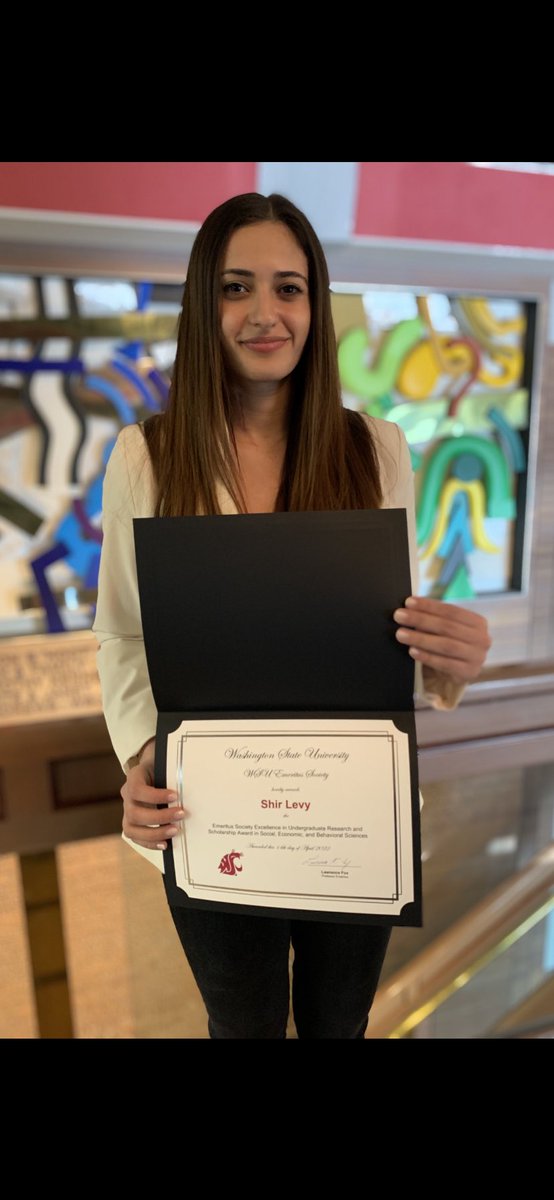 Another <a href="/WSUCougarWBB/">WSU Cougar Women's 🏀</a> success story- <a href="/shirlevy9/">shir levy</a> has been admitted to the PhD program in clinical psyc <a href="/WSUPullman/">WSU Pullman</a> Program received 287 applicants for only 6 spots. A hard-worker, dedicated learner &amp; great teammate on &amp; off the court. #StudentAthlete <a href="/KamieEthridge/">Kamie Ethridge</a> <a href="/LaurieKoehn/">Laurie Koehn</a>