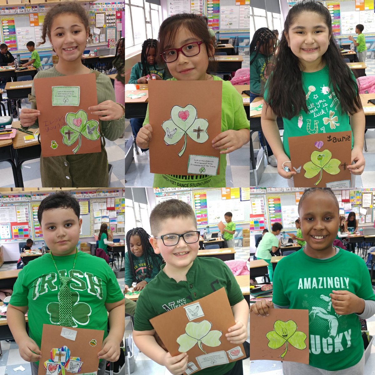 OLV2nd's tweet photo. Happy Saint Patrick's Day!
We learned about Saint Patrick today and how he used the shamrock to teach about the Blessed Trinity. We also worked together to finish building the leprechaun traps we started in STEAM class. https://t.co/pCNQZxPVx2