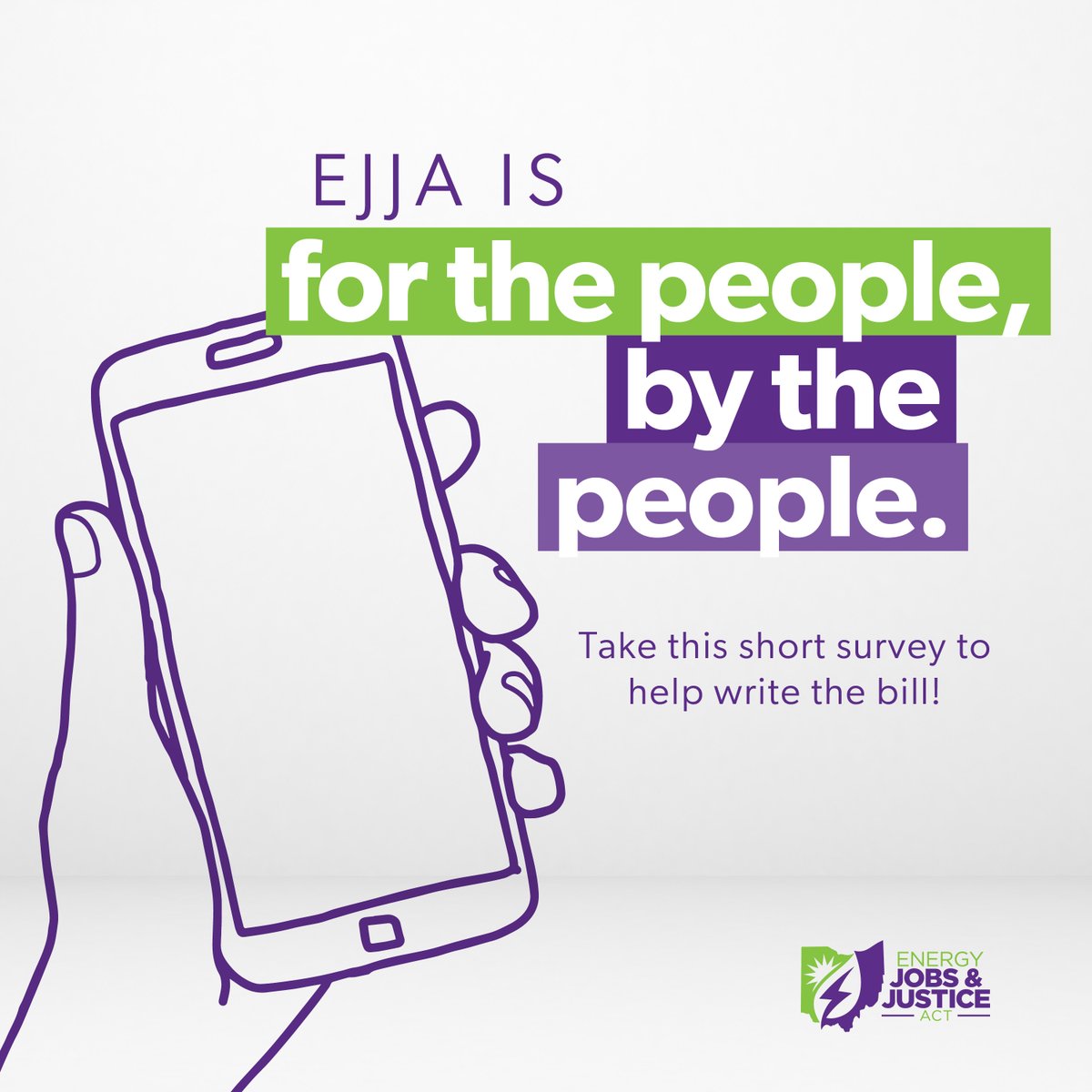 Affordability? Equity? Jobs? When it comes to our energy policy in Ohio, what do you think is most important? Take two minutes to fill out this survey! bit.ly/ejjasurvey #EJJA #JobsAndJustice