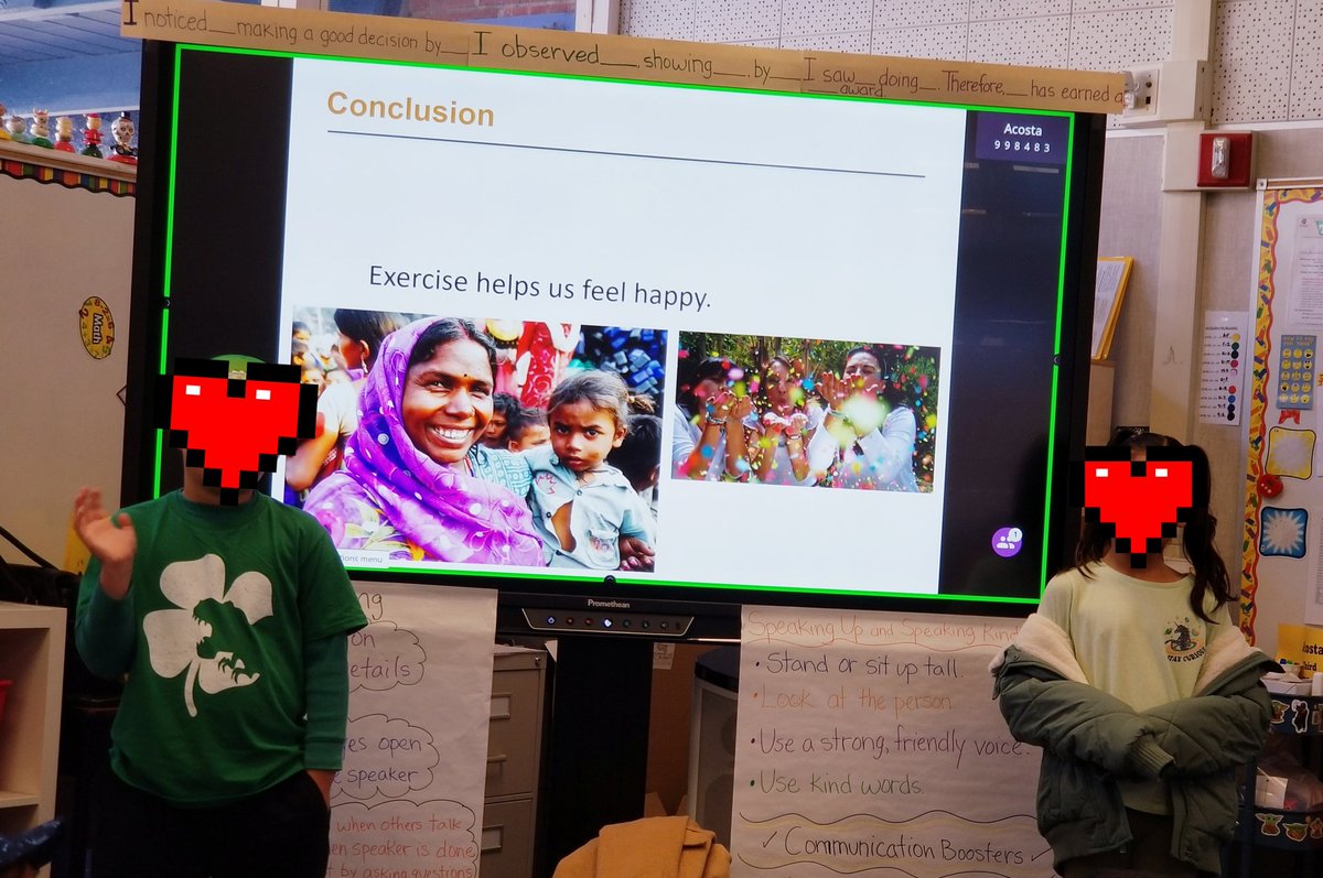 OBrienLiteracy's tweet photo. Multilingual Ss in Ms. Acosta's Emerging ELD group collaborating,  using technology,  and presenting the new language they have been learning.  They are fitness experts! @centralSBUSD @SBUSD_NEWS https://t.co/JSd9UFAJ7W