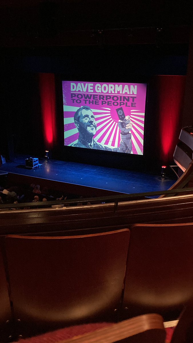 Ready to see <a href="/DaveGorman/">Dave Gorman</a>  in Doncaster tonight! #powerpointtothepeople
