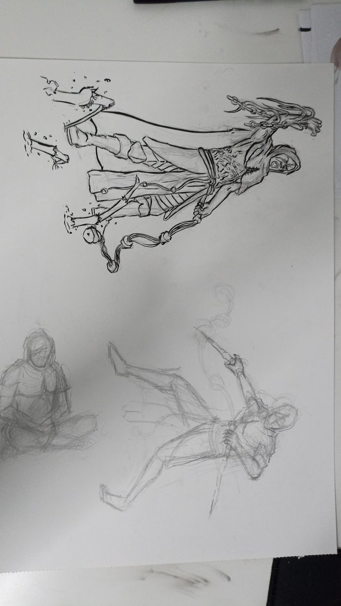 peluca_art's tweet photo. Some pose study 
#conceptart #art #artwork #sketches https://t.co/72XMOGG0Of