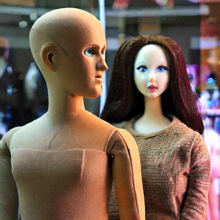 superfeelisgood's tweet photo. Couple. Two mannequins. Image generated by #huggingface using #StableDiffusion
#generatedart #degenerateart
#aiart #AIArtwork #AIArtworkStable #aigeneratedart #aiartcommunity #aiphotography #AIphoto #Hugginface
#dummy #mannequin #manikin #model #mannikin #layman #figure #doll https://t.co/fjIAEiHTGm