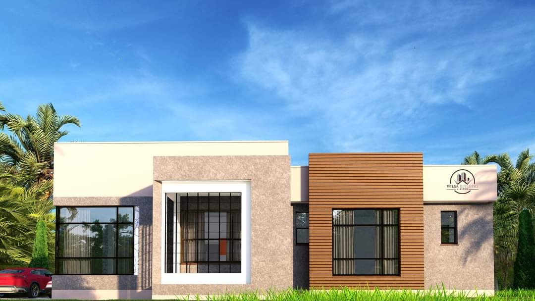 WilsaBuilders's tweet photo. To achieve such a sleek and stylish look, this charming 3-bedroom residential bungalow design in Kagio, Kirinyaga County has a modern design with a flat roof concept.
#designproposal
#designandbuild
#Buildingyourdream https://t.co/C7Jh0maa0H
