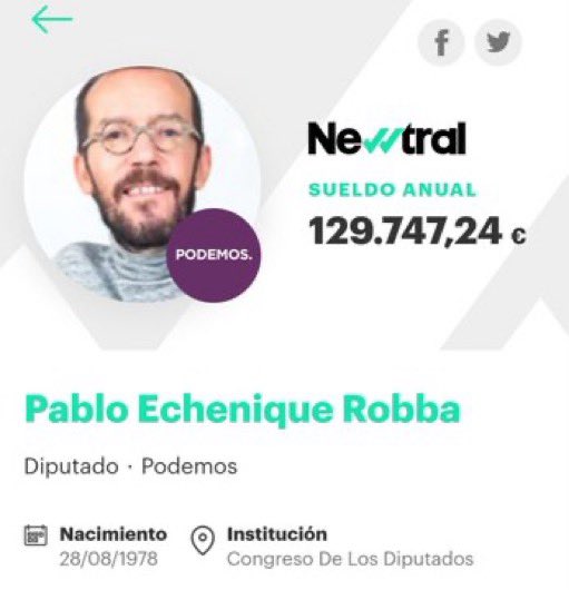 ¿Me puede alguien explicar por qué un diputado que cobra casi 130.000€/año percibe una ayuda social para la dependencia? ¿Esto es justo? 🤔