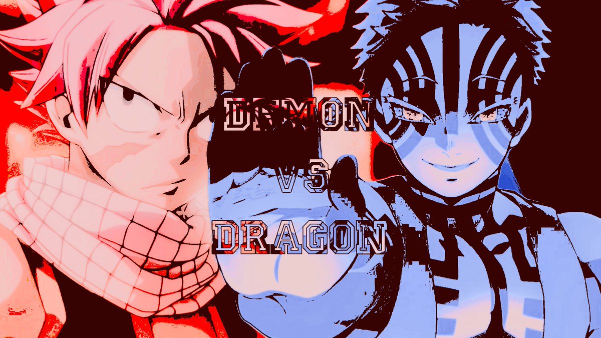 ㅤ
ㅤ
ㅤㅤㅤㅤㅤㅤㅤㅤ   悪魔 
 ⠀⠀⠀ㅤㅤ     ————————
⠀⠀⠀  ㅤㅤㅤ        𝐃𝐄𝐌𝐎𝐍
ㅤㅤㅤㅤㅤㅤㅤㅤㅤ 対
ㅤㅤㅤㅤㅤㅤㅤ  𝐃𝐑𝐀𝐆𝐎𝐍
 ⠀⠀⠀ㅤㅤ     ————————
ㅤㅤㅤㅤㅤㅤ      ドラゴン 
ㅤ
ㅤ