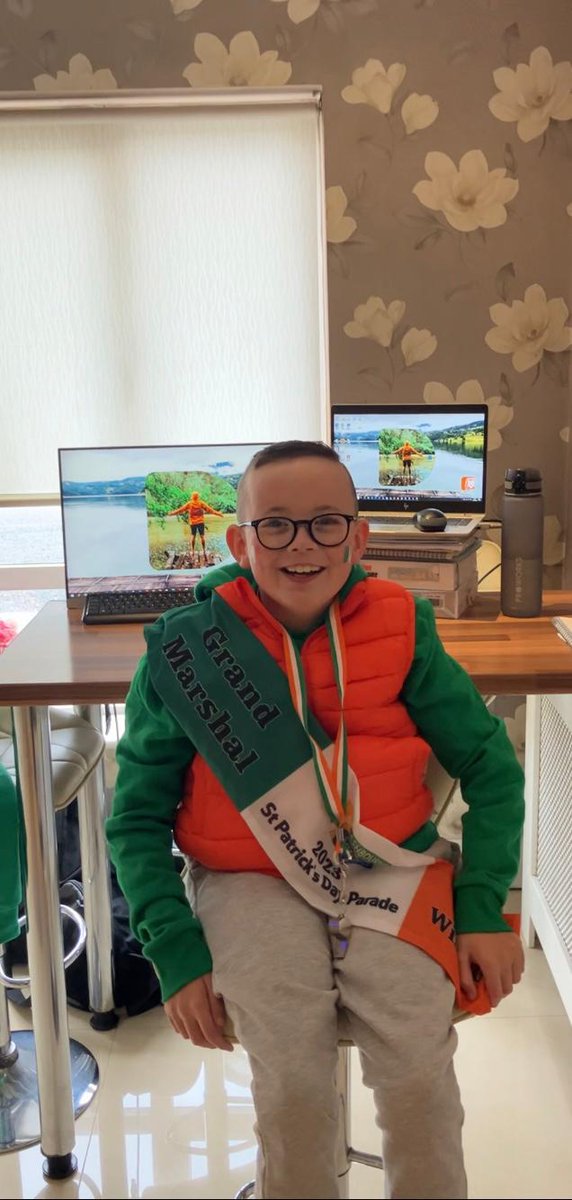 Sdr4Kyle's tweet photo. Grand Marshall at the Ashbourne St. Patrick's Day Parade☘️

Thank you to Brian Osborne @BusinessInAsh for asking, Kyle had a brilliant day👏 https://t.co/lZ3kIYEkQA