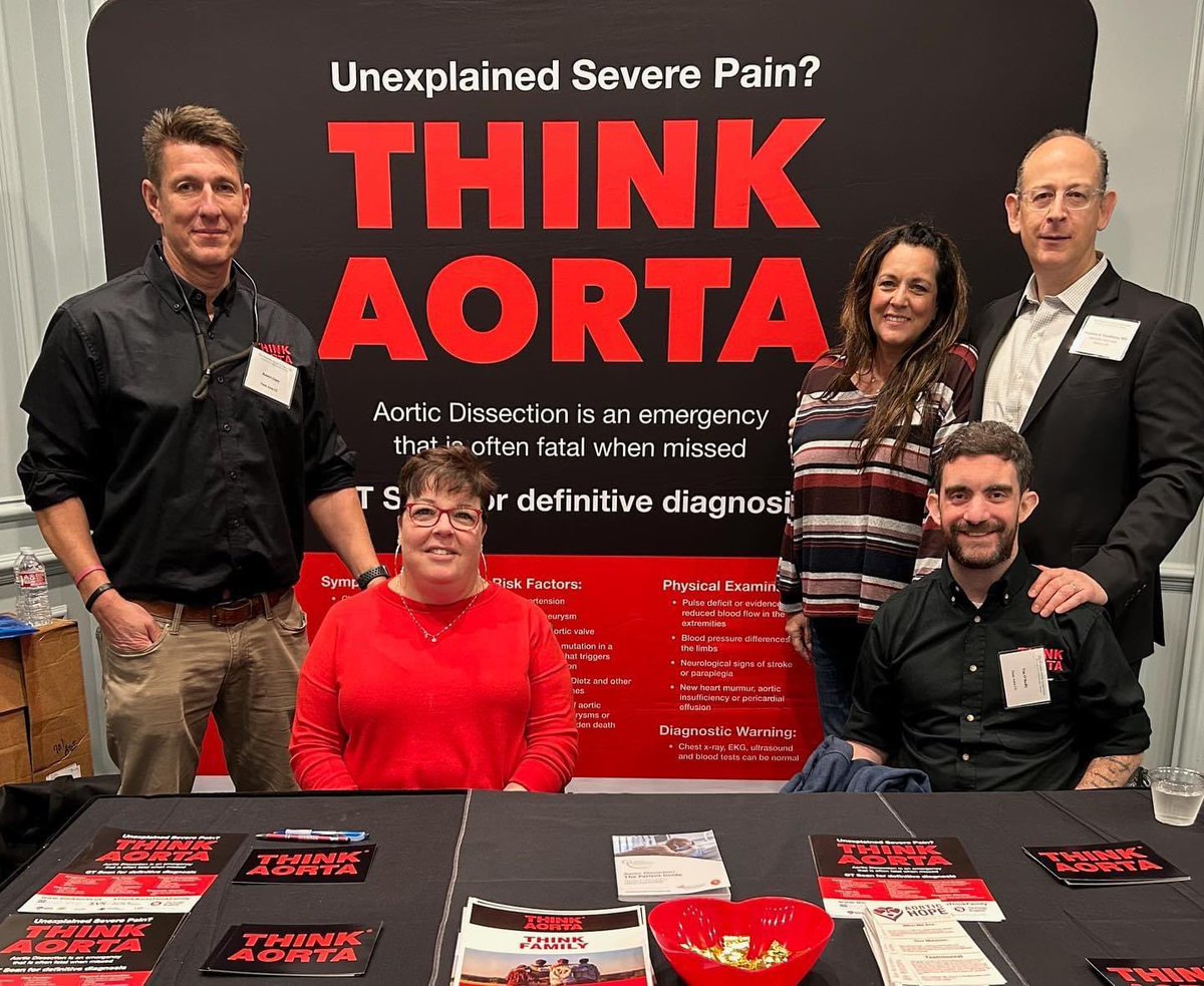 Some of The <a href="/ThinkAortaUS/">Think Aorta US</a> team working to get more people to #thinkaorta <a href="/THINK__AORTA/">THINK AORTA Global</a> #aorta