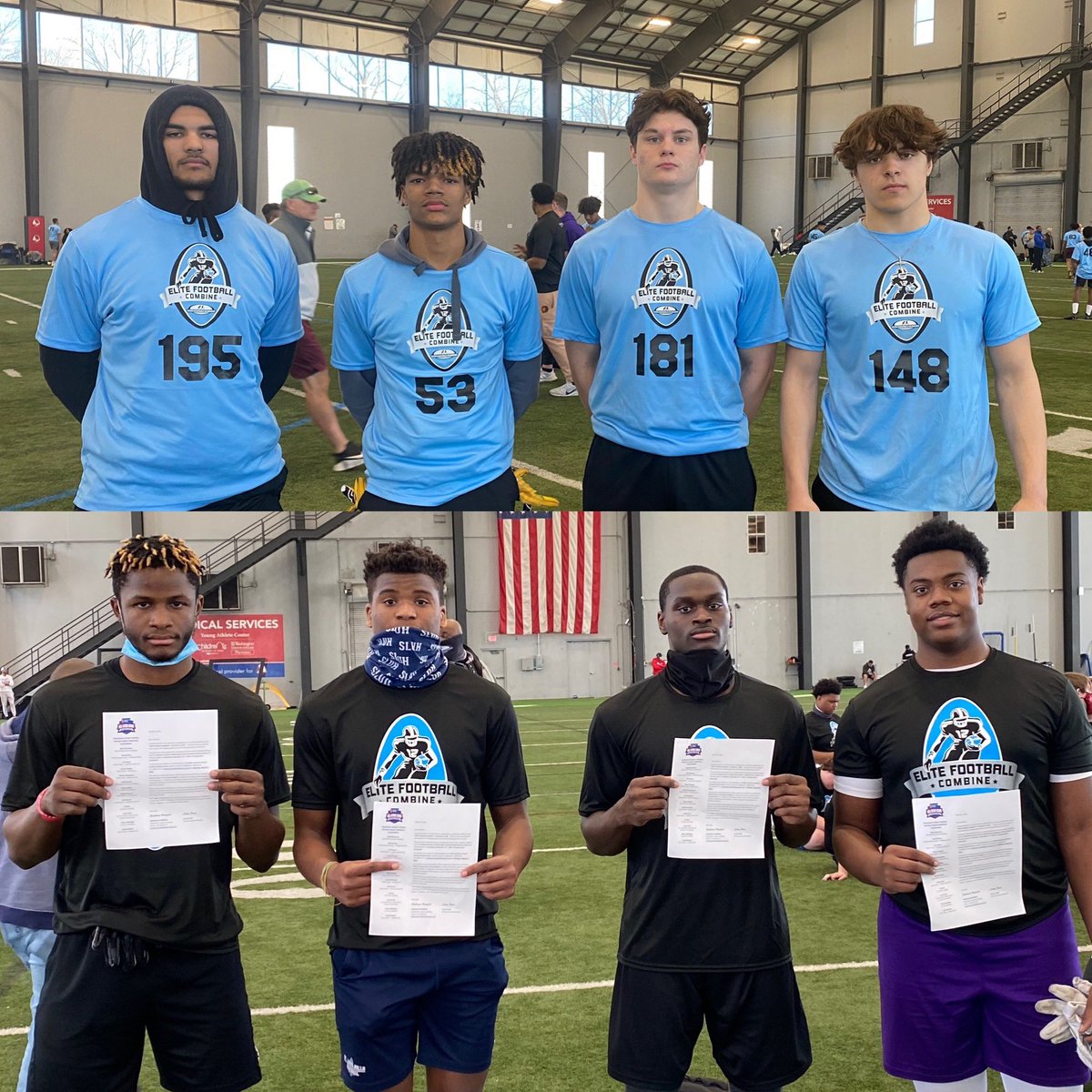 JPRockMO's tweet photo. Tomorrow is the day! It’s a full house for the 2023 Elite Football Combine tomorrow! Looking forward to seeing all the talent and competition on display. Do your best but have fun and enjoy the experience! #WhosNext https://t.co/KumMkTnc77