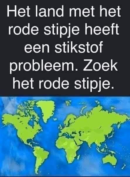 Bel even als je het rode stipje gevonden hebt.