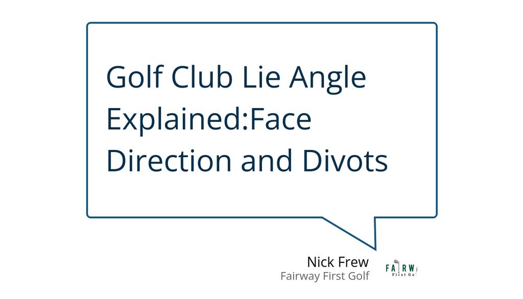 fairwaynick's tweet photo. First of all, a good fitter can use lie angle to “fix” ball flight.

Read more 👉 https://t.co/qrEy5DxSDg https://t.co/sOLGg7M7cz