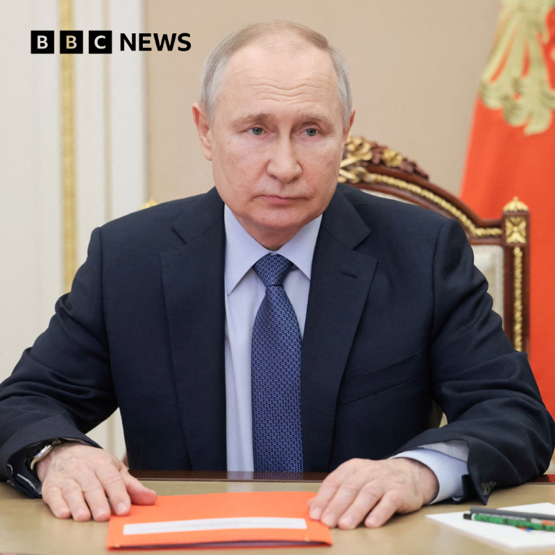 BBCWorld's tweet photo. An arrest warrant has been issued for the Russian president, by the International Criminal Court

But what does this actually mean for Vladimir Putin? ⬇️