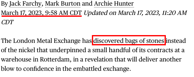 OH MY GOSH BAGS OF STONES!!!! LOLOLOLOLOLOL!!!! Seriously, this might be the best story of the entire week. BAGS OF STONES!!!! bloomberg.com/news/articles/…