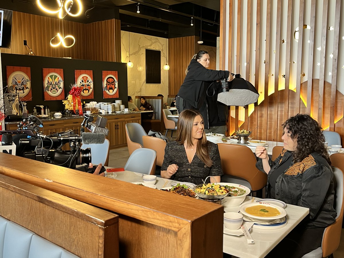 Epoch5PR's tweet photo. We were on-site this week with Samanea NY for a look inside Chuan Tian Xia and K-Pot Korean BBQ. E5 helped coordinate a segment with @Newsday TV’s @ElisaDiStefano and two Newsday Feed Me stories on LI’s emerging Asian food scene with food writer and critic @AndiBerlin. https://t.co/J5qqH6eZkt