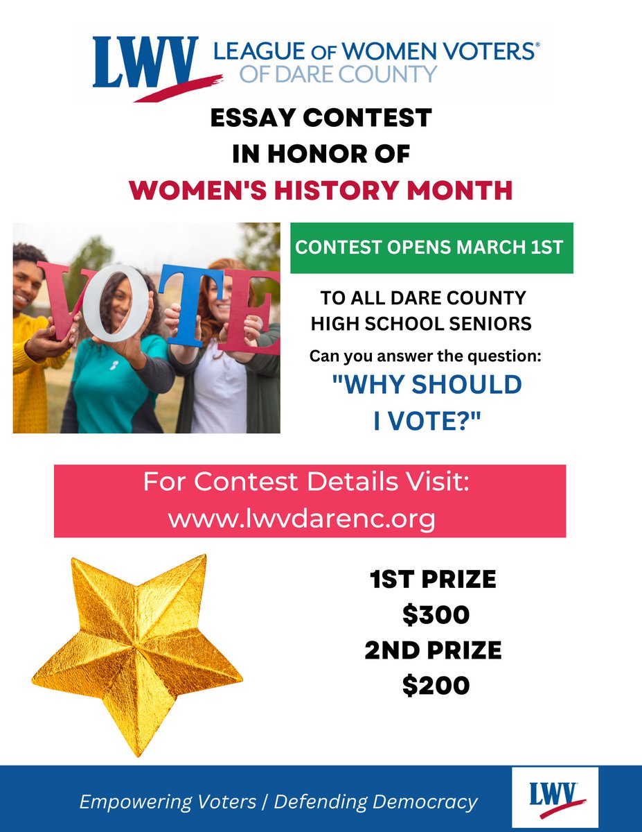LWV Dare County tweet media
