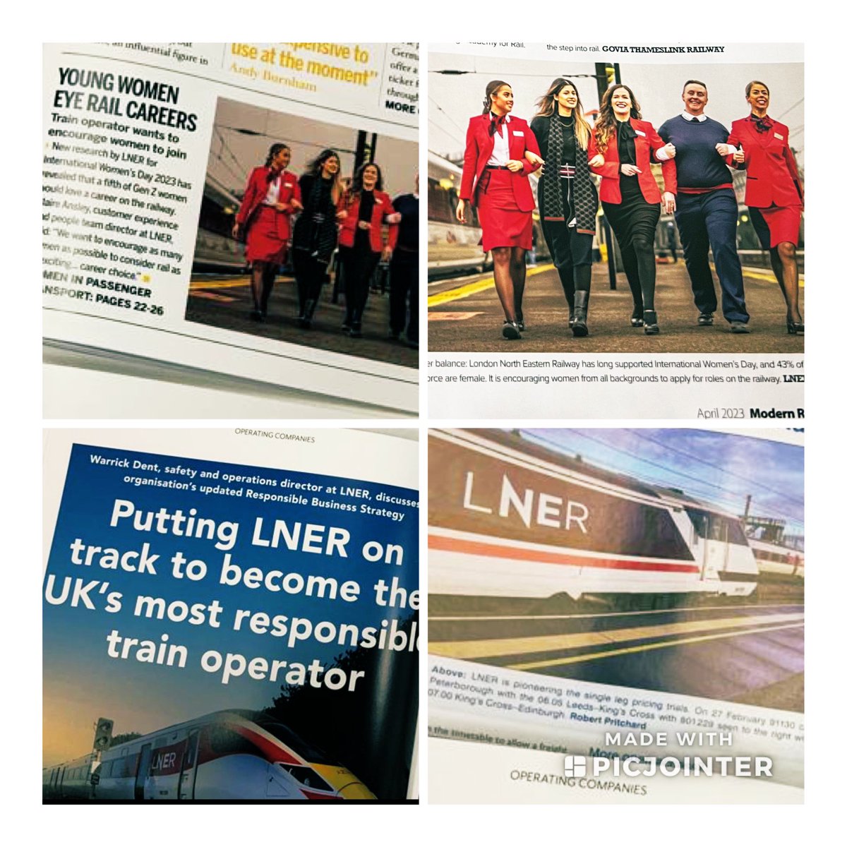 Always makes me proud to see the hard work of our teams promoting the rail industry in titles such as @passtrans @RailDaily @TodaysRailways & @Modern_Railways 
#InternationalWomansDay #sustainability