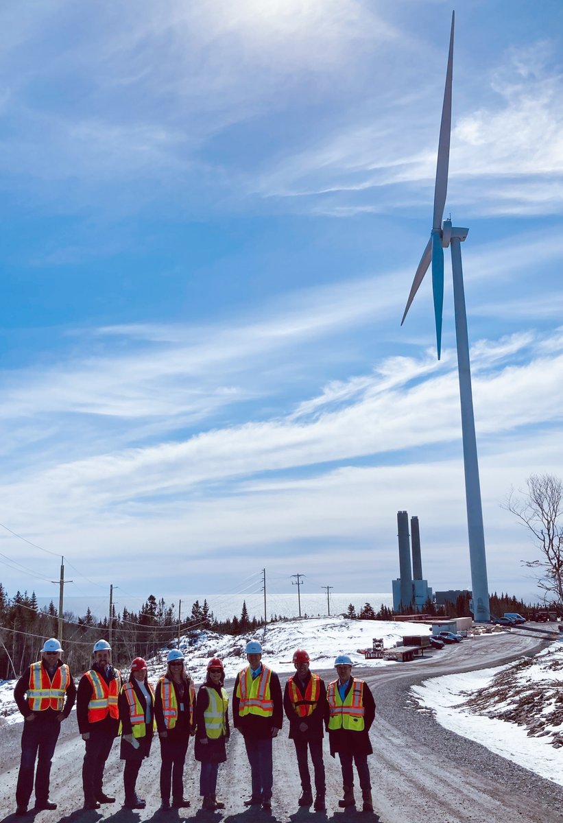 NB_Power's tweet photo. A great visit to Saint John Energy’s Burchill wind farm this afternoon. https://t.co/BhlzQrckip