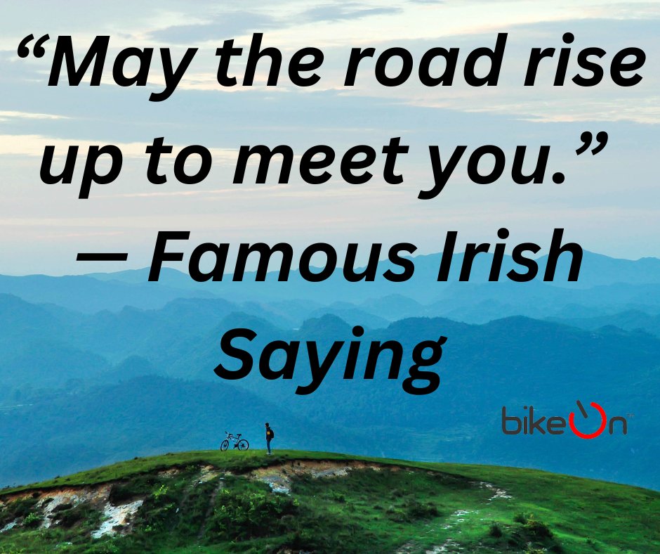 TheBikeOn's tweet photo. #Didyouknow that some consider this month to be lucky?
Here is an Irish saying... 𝘔𝘢𝘺 𝘵𝘩𝘦 𝘳𝘰𝘢𝘥 𝘳𝘪𝘴𝘦 𝘶𝘱 𝘵𝘰 𝘮𝘦𝘦𝘵 𝘺𝘰𝘶.
What do you feel lucky about? Tell us in the comments!
Here are some more sayings... https://t.co/GWM4hsPplX https://t.co/rbZKvxahWB