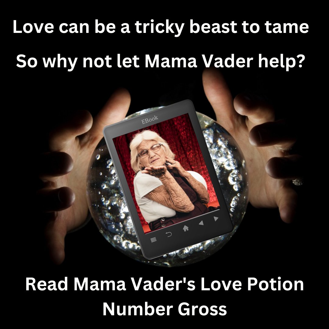 If you're looking for a short, free, and funny love story with a different kind of twist, then Mama Vader's Love Potion Number Gross is for you.  It is a story I am only giving away to my friends. To access it, click the following link:

authorbrandonjgreer.wixsite.com/books/mama-vad…