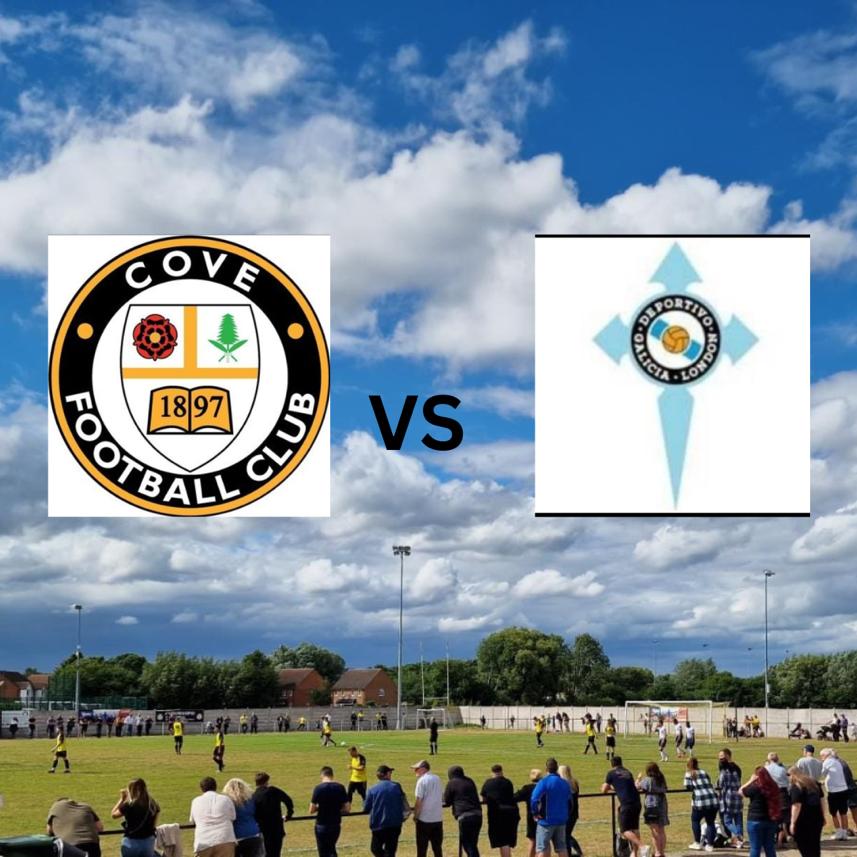 CoveFC_Official's tweet photo. Saturday 18th March 

🆚@FCDGalicia 
🏆@ComCoFL DIV1
🕒 3pm KO 
🏟️ 7 Squirrel Ln, Farnborough GU14 8PF
🎫 £6 adults £2 concessions
Clubhouse open for 🍺 🍔 ☕️
It's going to be a good one ⚽️ 
#covefc  #Farnborough https://t.co/S75UCYrtZ3