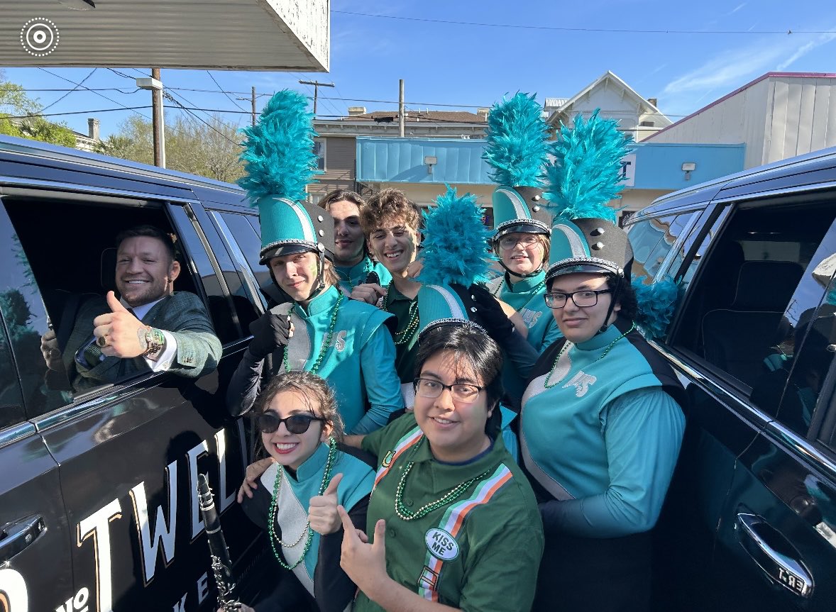 Dennis Knight (@dennisknightsmn) on Twitter photo Islands Band met up with MMA star Conor McGregor before the Savannah St. Patrick’s Day Parade got started. <a href="/Islands_Sharks/">Islands HS Savannah</a> <a href="/TheNotoriousMMA/">Conor McGregor</a> <a href="/SavannahNow/">Savannah Now</a> Islands Band met up with MMA star Conor McGregor before the Savannah St. Patrick’s Day Parade got started. <a href="/Islands_Sharks/">Islands HS Savannah</a> <a href="/TheNotoriousMMA/">Conor McGregor</a> <a href="/SavannahNow/">Savannah Now</a>