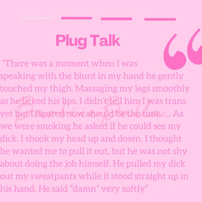 NEW EROTIC STORY                           &ldquo;Plug Talk&rdquo;  Click the link below for the full story https://t