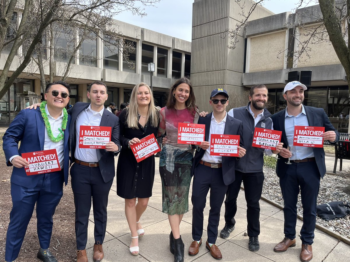 shanekronos's tweet photo. Love this crew @RWJMS 
#rwjms #match2023 #hawaii #upenn #baylor #nyp #cornell #michigan #baylor #ucla https://t.co/e1uzdYqWTi
