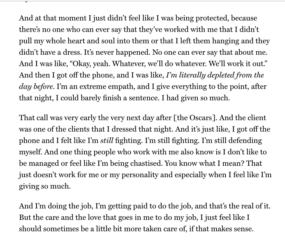 Law Roach says the final straw that made him retire from celebrity styling happened on a call with a client he dressed for the Vanity Fair Oscars Party.

(note: he did not dress Zendaya for that event as she didn't attend.)