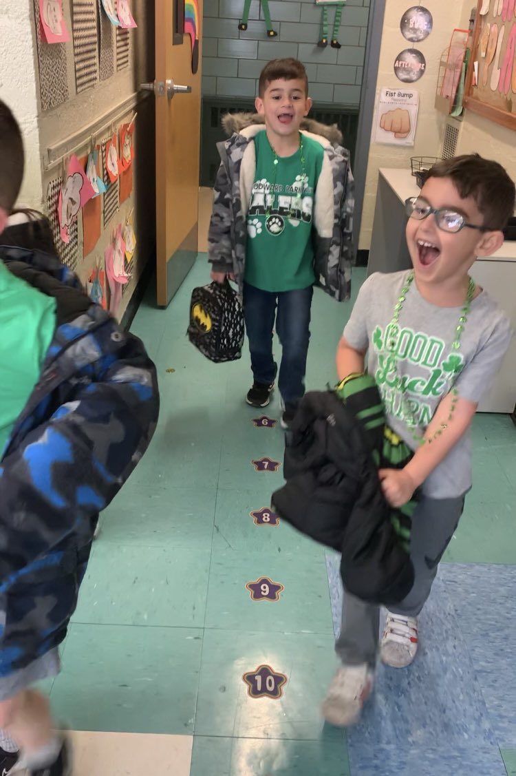 What a mess!!!!!! We couldn’t believe what the leprechaun did to our classroom!