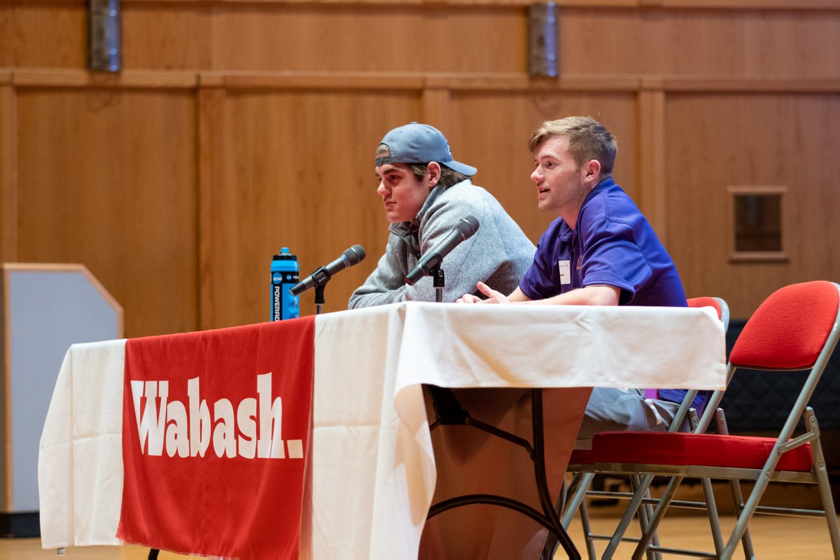 WabashCollege's tweet photo. Starting off Admitted Student Weekend right 🔴⚪️ https://t.co/zEkhMNqM2c