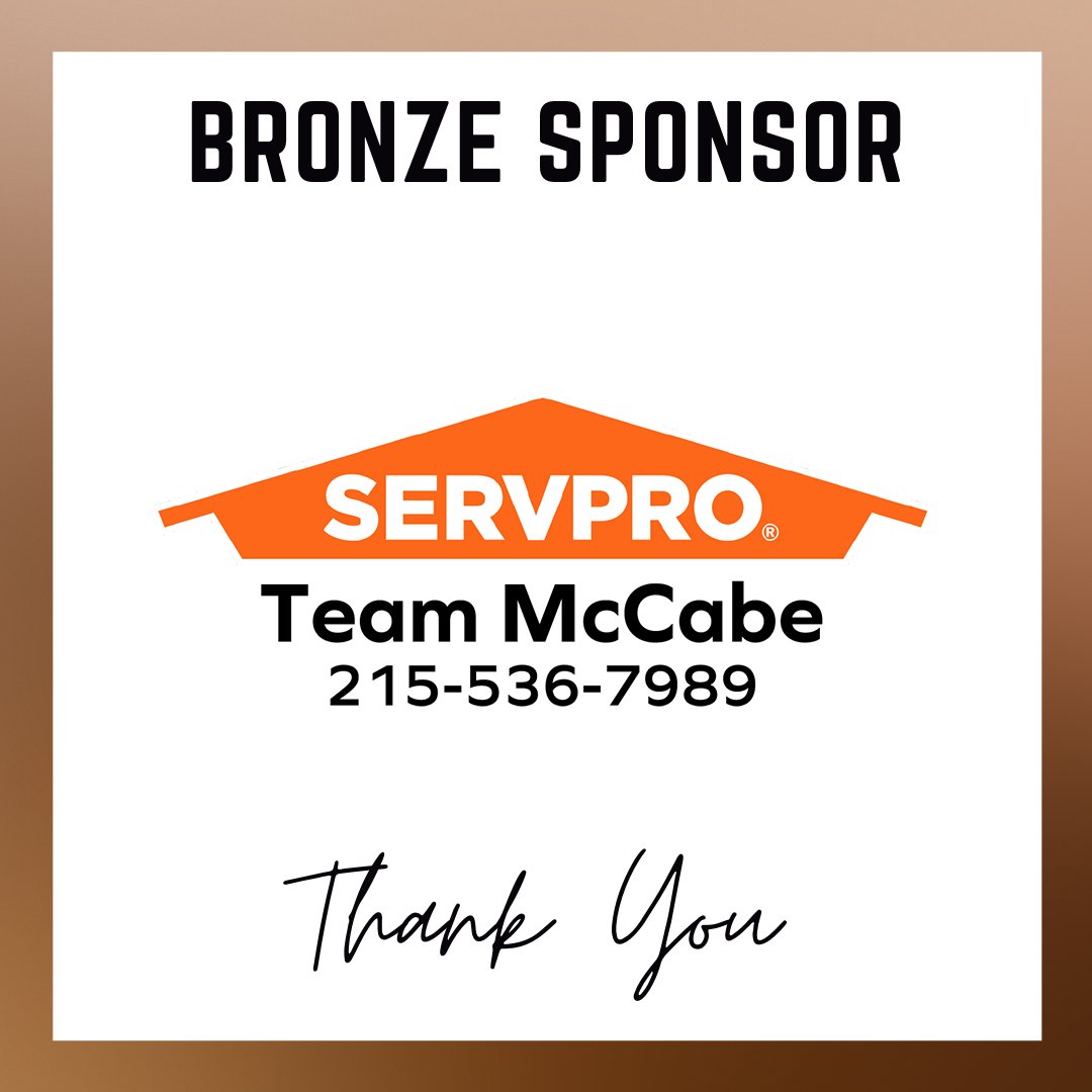 We want to thank SERVPRO for being a Bronze Sponsor!

Visit their website: servproupperbucks.com

Interested in becoming a sponsor? Send us a message! 

#quakertownpa #quakertown #buckscounty #buckscountybusiness #servpro #amysriderunwalk #flipthestory