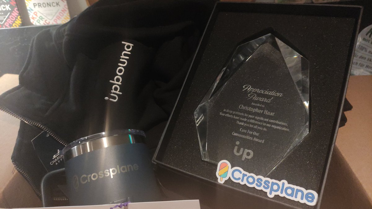haarchri's tweet photo. Wow, I got @upbound_io Care For Our Communities Award this year!
I'm beyond honored to receive it! Thanks @crossplane_io  🏗️☁️☁️

#crossplane #upbound #kubernetes #controlplane #up https://t.co/3M71LDlU0P